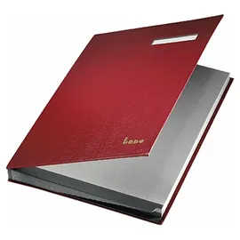 BENE Unterschriftenmappe 19 Fächer rot, 1 St.