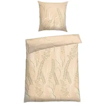 SCHIESSER Annic Floral Sand 135 x 200 cm + 80 x 80 cm