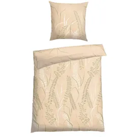 SCHIESSER Annic Floral Sand 135 x 200 cm + 80 x 80 cm