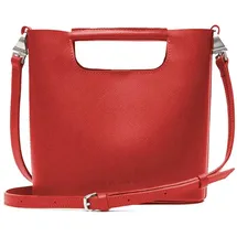 Gretchen Crocus Small Schultertasche Leder Rot/Beige