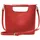 Gretchen Crocus Small Schultertasche Leder Rot/Beige