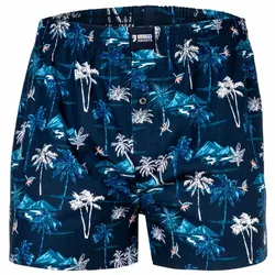Happy Shorts Herren Web-Boxershorts - American Boxershorts Island M