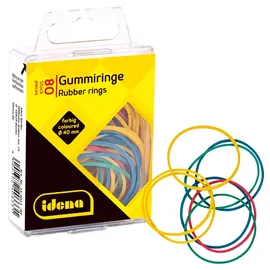 IDENA Gummiringe 80 St. Mehrfarbig