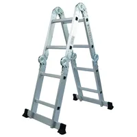 jootech Mehrzweckleiter 4x2 Klappleiter 2,40 m