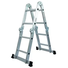 jootech Mehrzweckleiter 4x2 Klappleiter 2,40 m