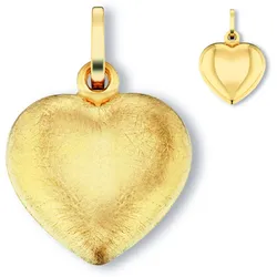 Ketten-Anhänger ONE ELEMENT "Herz Herz Anhänger aus 333 Gelbgold", gold, Schmuckanhänger, Damen, Gelbgold 333, Damen Gold Schmuck Herz