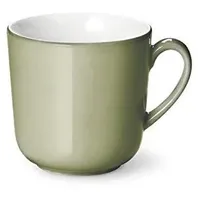 Dibbern Solid Color Becher mit Henkel aus Porzellan, Farbe: Khaki, Volumen: 0.32 l, 2014400057
