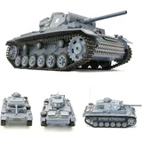 Heng Long Panzer Kampfwagen III inkl. Rauch und Sound RTR (ET471)