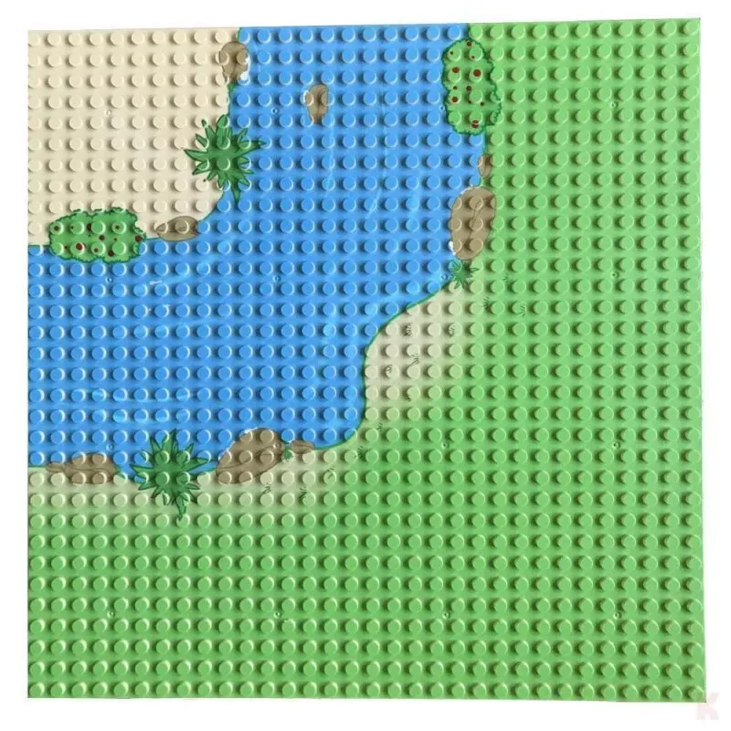 Klemos KL-20003 Klemmbaustein Grundplatte 32x32 Strand (25cmx25cm) Strand 90 Grad
