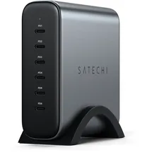 Satechi 200W USB-C 6-Port PD GaN Charger Space Grau