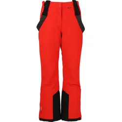 Skihose WHISTLER "Drizzle", Kinder, Gr. 152, EURO-Größen, rot, 100% Polyester, mehrfarbig, sportlich, Hosen, mit Hosenträgern und wasserfester Eigenschaft