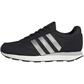 adidas Damen Run 60S 3.0 Lifestyle Running Shoes Sneaker, Core Black/Silver/Core White, 44 EU - 44 EU