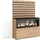 SKRAUT HOME Sideboard 107 x 145 x 35 cm Beige / Schwarz