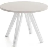 ESSTISCH Ravero runder ausziehbarer, Kaschmir 100/100/77 cm