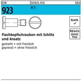 Reyher Flachkopfschraube DIN 923 Schlitz/Ansatz M5x 3x 7,0 A 1 100 Stück