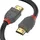 Lindy HDMI-Kabel 20 m HDMI-A Stecker HDMI-A Stecker Schwarz/Grau