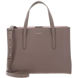 Coccinelle Swap Handbag Grained Leather warm Taupe