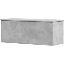 vidaXL Truhe Betongrau 90x35x35 cm Holzwerkstoff