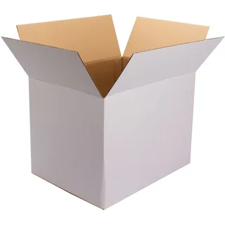 smartboxpro Faltkartons 2-wellig weiß Innenmaße: 400 x 300 x 300 mm 40 Stück