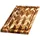 Teakhaus Herringbone Schneidebrett Teak 1-tlg. 46 x 36 x 2,5 cm Braun