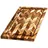 Teakhaus Herringbone Schneidebrett Teak 1-tlg. 46 x 36 x 2,5 cm Braun
