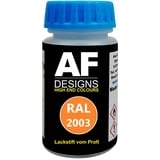 Alex Flittner Designs Lackstift RAL 2003 PASTELLORANGE glänzend 50ml schnelltrocknend Acryl