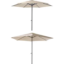 Sonnenschirm, Ø 300 cm, creme, 68303601-0 creme