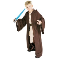 Rubie ́s Kostüm Star Wars Jedi Robe, Original lizenziertes Kostümteil aus dem “Star Wars”-Universum braun 104