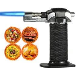 Qivee Flambierbrenner Bunsenbrenner Mini Gasbrenner SturmFlamme