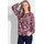 GOLDNER Moderne Rüschenbluse beere 23
