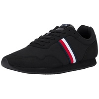 Tommy Hilfiger Herren Runner Sneaker Sportschuhe, Schwarz (Black), 45