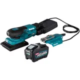 Makita Akku-Schwingschleifer BO 005 CGT1 40 V max 80 x 130 mm 3,0 mm Hub Brushless + 1x Akku 5,0 Ah
