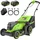 Greenworks Akku-Rasenmäher MO48L422-01 inkl. 2 x 4,0 Ah