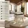 Tectake tectake® Sitzhocker mit Stauraum, quadratisch, in Leinenoptik, 32,5 x 32,5 x 36,5 cm
