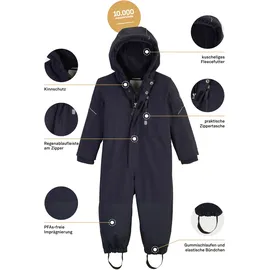 KILLTEC FIRST INSTINCT by killtec Kinder Overall FIOW 10 MNS SFTSHLL ONPC, dunkelnavy, 98/04