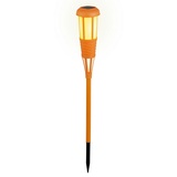 MARELIDA LED Solar Garten Fackel Flamme Feuereffekt H:61cm Wegleuchte Solarleuchte orange