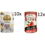 Testpaket Caputo Semola Hartweizengrieß + Italian Gourmet geschälte Tomaten