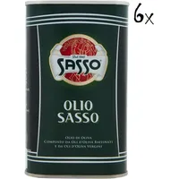 6x Sasso in dose 500ml olio di oliva Olivenöl