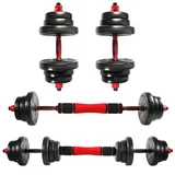 CCLIFE Hantelset 2er Kurzhanteln verstellbar 20 kg schwarz