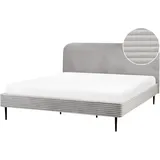 Beliani Flayat 180 x 200 cm Hellgrau