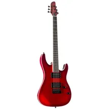 J & D J&D 805 TRB Transparent Red Burst E-Gitarre mit High Output Humbuckern und Modern Vintage Tremolo