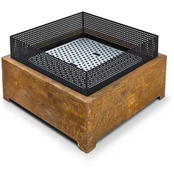 Fireplace Feuerschale & Feuerstelle aus Cortenstahl – zeitloses Design, wetterfest und langlebig