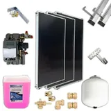 Solarthermie Paket Flachkollektoren Solar KFW Hochleistungskollektor 6,0m2