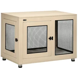 PawHut Hundekäfig mit Kissen, und 2 Türen