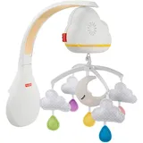Fisher-Price Fisher-Price, GRP99 Traumhaftes WolkenMobile und Spieluhr mit Geräuschsensor zur automatischen Aktivierung für Babys und Kleinkinder, bunt