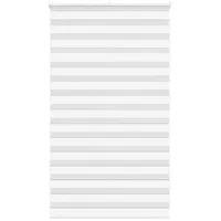 VidaXL Rollo Zebrarollo Weiß 120x200 cm Stoffbreite 115,9 cm