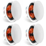 Vevor Deckenlautsprecher 20 cm weiß