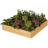 holz4homeâ® holz4home® Hochbeet aus Holz mit Vlieseinlage und Metallstiften