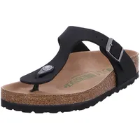 Birkenstock Damen Gizeh Earthy Black Veg, Birkibuc Flip Flops, 42 EU - 42 EU