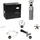 ich-zapfe Komplett Set Zapfanlage, Bierzapfanlage AS-40, 2-leitig, Durchlaufkühler, Nasskühler - Untertheke, Green Line, Zapfkopf:Kombi,Zapfkopf 2:Korb